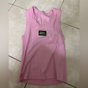 Daily Drills Tank worn once
